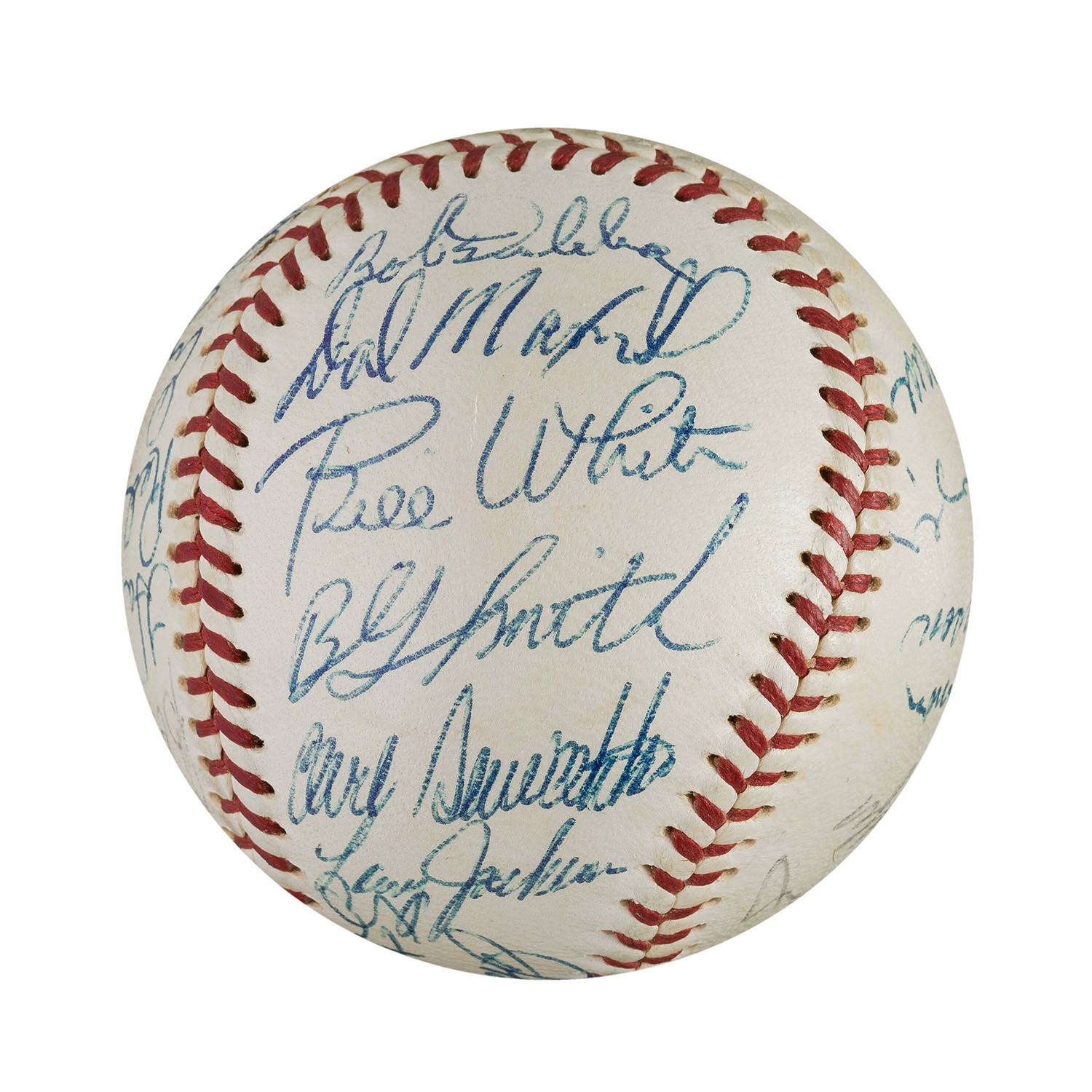1962 St. Louis Cardinals Team Signed Baseball - Brigandi Collectibles - Touch of Modern